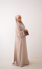 Alya jilbab beige/taupe