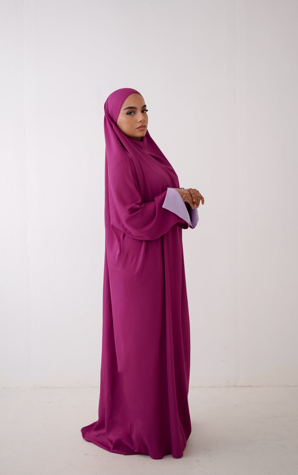 Jilbeb Alya fushia / mauve
