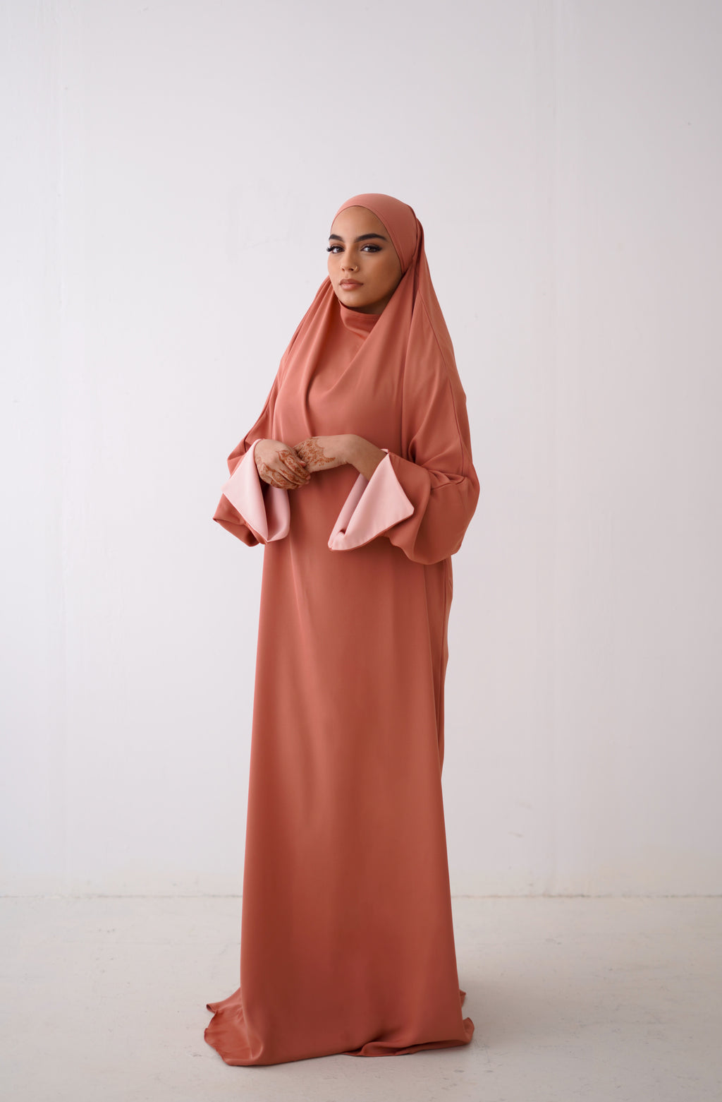 Jilbab Alya terracotta / salmon