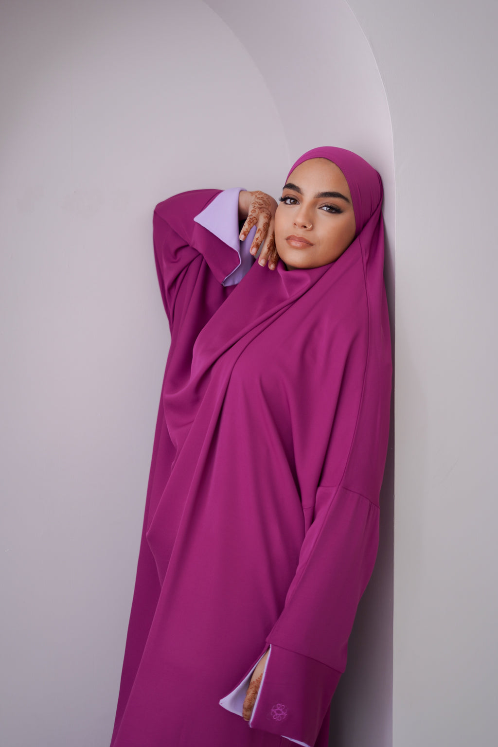 Jilbeb Alya fushia / mauve