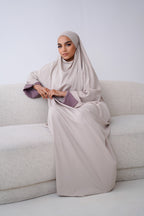 Alya jilbab beige/taupe