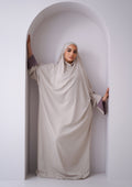 Alya jilbab beige/taupe