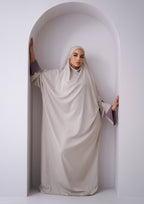 Alya jilbab beige/taupe