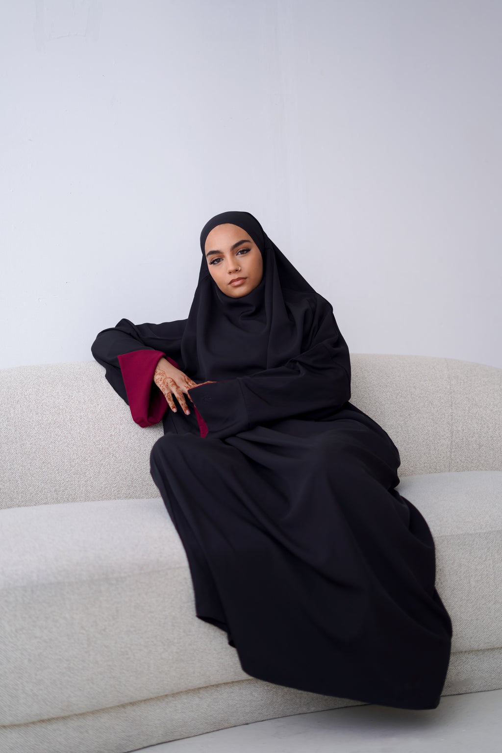 Jilbeb Alya noir / bordeaux
