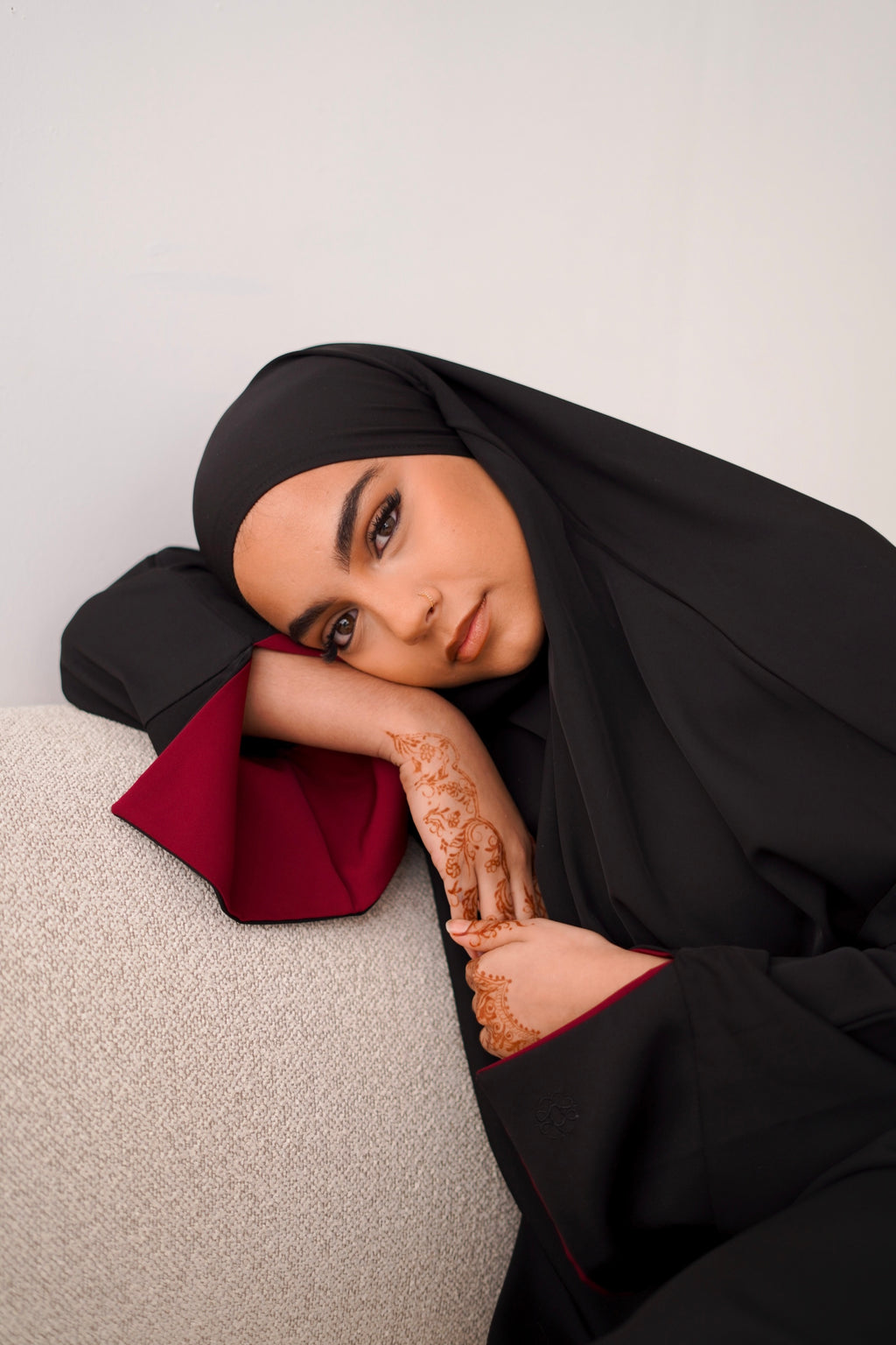 Jilbeb Alya noir / bordeaux