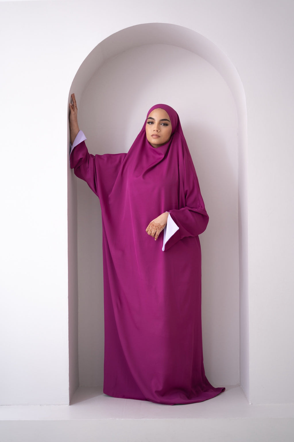 Jilbeb Alya fushia / mauve