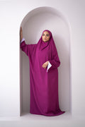 Jilbeb Alya fushia / mauve
